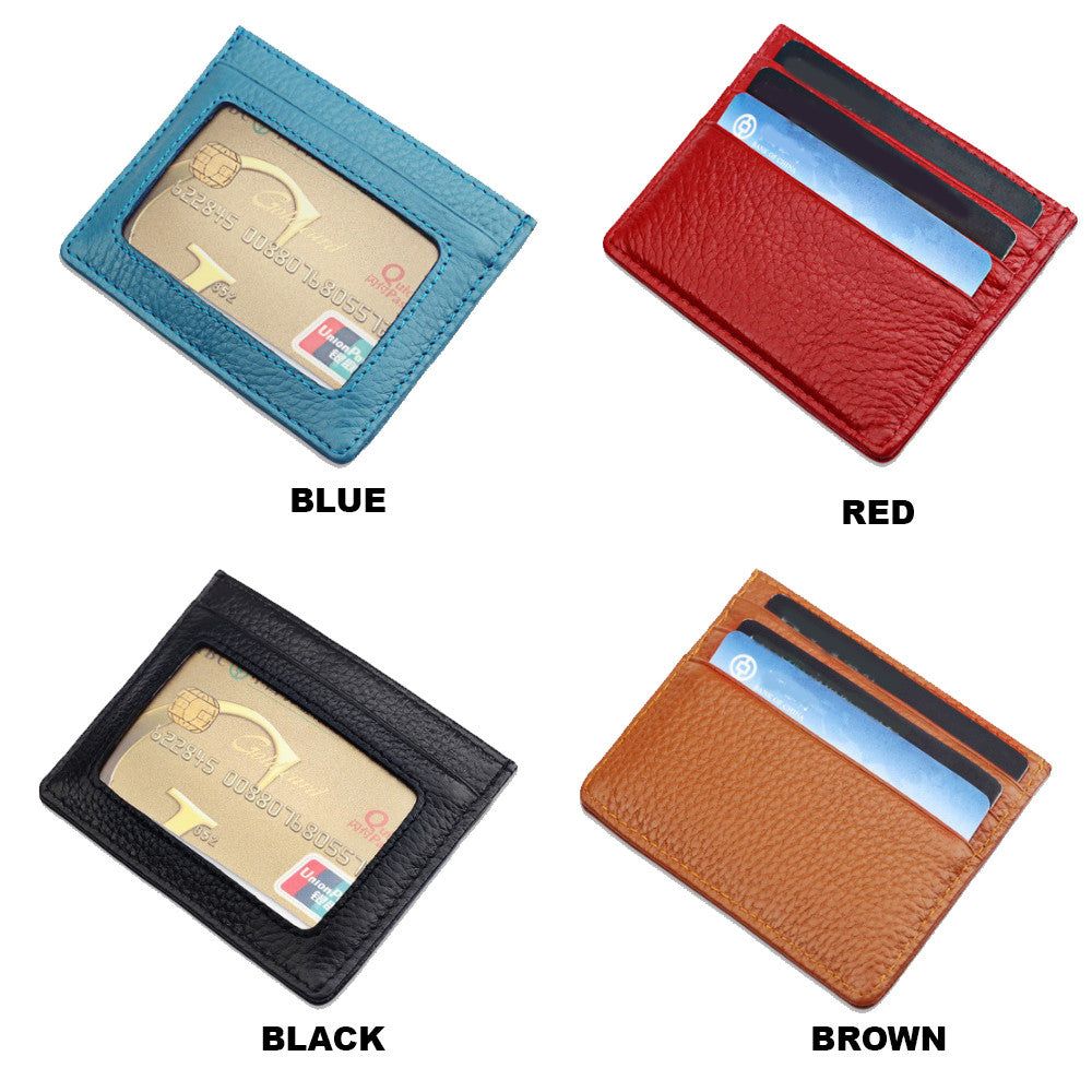 VistaShops - Skinny Mini RFID Safe Universal Minimal Wallet
