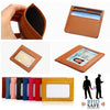 VistaShops - Skinny Mini RFID Safe Universal Minimal Wallet