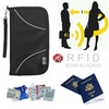 VistaShops - SAFE JOURNEY RFID BLOCKER Passport and Credit Card Protector Wallet