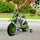 Yeah Depot - Aosom 12V Kids Motorcycle Dirt Bike Electric Battery-Powered Ride-On Toy Off-road Street Bike with Charging Battery, Training Wheels Green