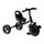 Yeah Depot - Qaba 3-Wheel Recreation Ride-On Toddler Tricycle With Bell Indoor / Outdoor - Black
