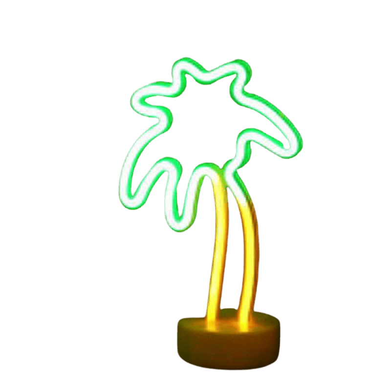 VistaShops - Tropical Nights Neon Deco Lights With Remote Control