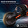 Yeah Depot - Aosom Electric Dirt Bike with Twist Grip Throttle, 24V 350W Off-Road Electric Motorcycle, Up to 15 MPH with Brake, Music Horn, Rear Suspension for Ages 13+ Years, Red