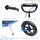 Yeah Depot - HOMCOM Kick Scooter for Kids 5-12 Years Old, Big Wheel Kids Scooter with Adjustable Height Handlebar, Non-slip Footplate, Rear Brake, Blue