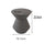 Yeah Depot - Decorative Garden Stool, 17.75'' H Modern Heavy Duty Patio Sturdy Faux Terrazzo Accent Table Side Table Plant Table for Indoor Outdoor, Faux White