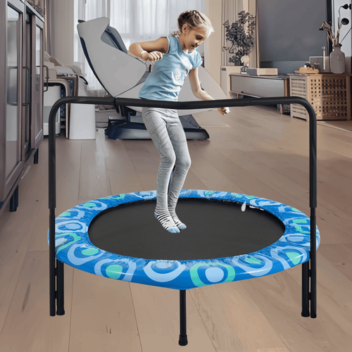 Yeah Depot - XTP002 Assembled children's trampoline happy expression outdoor and indoor for kids age 3 - 7