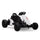 Yeah Depot - Electric GoKart Pro, Kids Racing Car, Outdoor Ride On Toy with MP3 for Kids Aged 4-16, Black and White