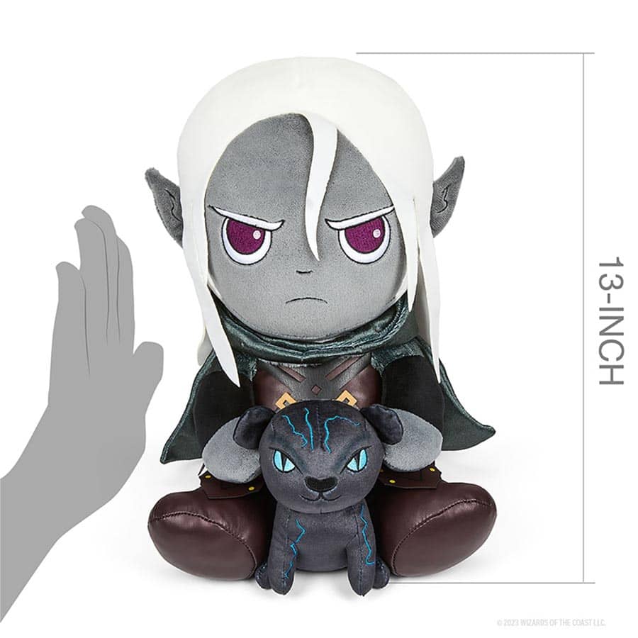 Kidrobot -  Dungeons And Dragons - D&D Drizzt And Guenhwyvar 13-Inch Plush
