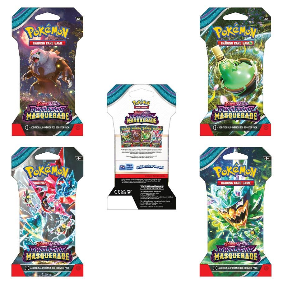 pokémon trading card game twilight masquerade sleeved booster Pokémon TCG Scarlet & Violet - Twilight Masquerade
