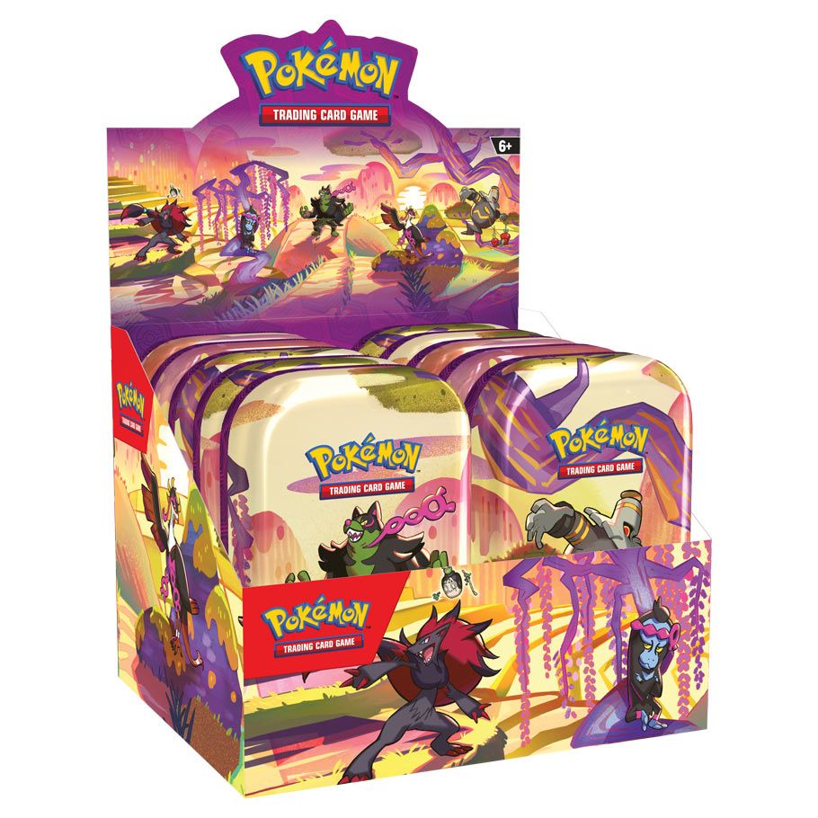 Pokmon TCG Scarlet & Violet 6.5 - Shrouded Fable Mini Tin GameRoomPlaza Pokmon TCG Scarlet & Violet 6.5 - Shrouded Fable Mini Tin GameRoomPlaza
