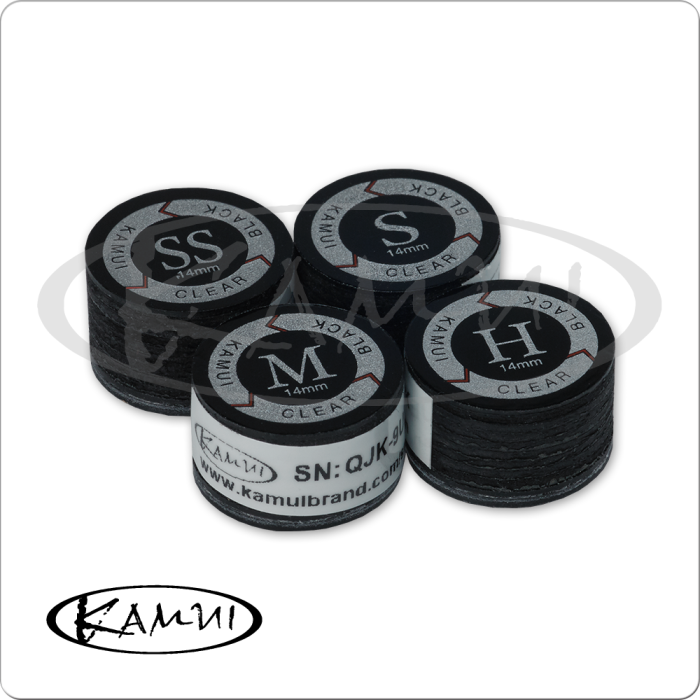 Kamui QTKCLRBLK Clear Black Cue Tip - Single Pool Cues