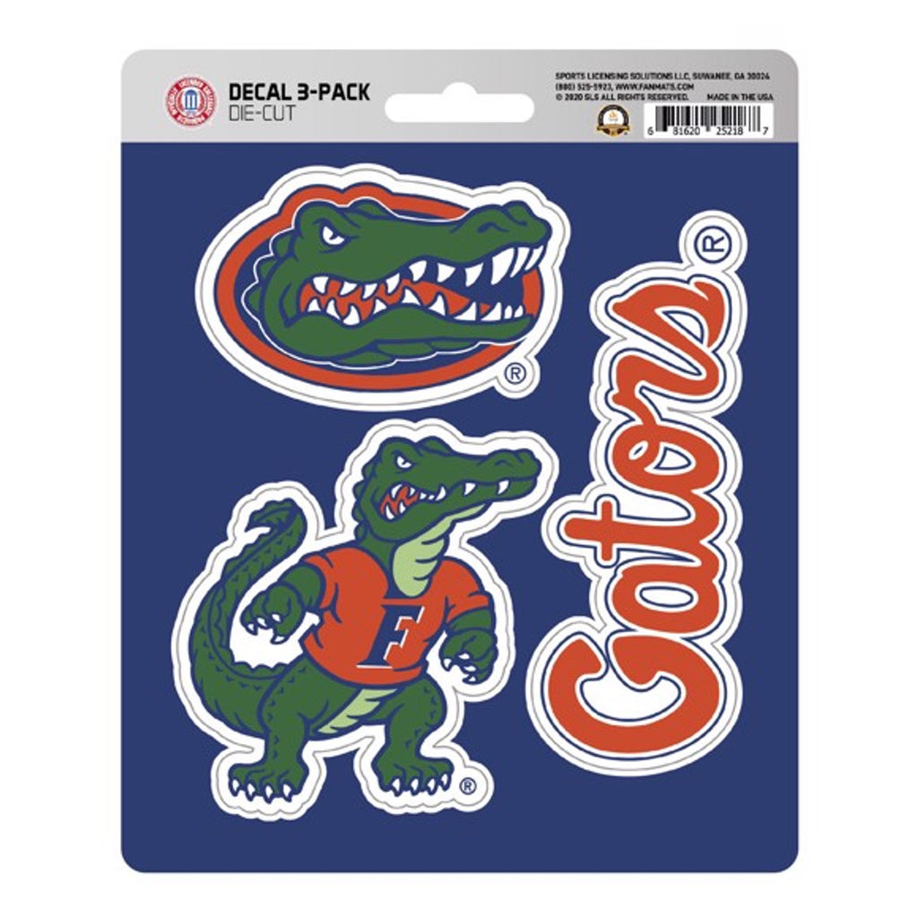 Florida Gators Decal Die Cut Team 3 Pack - Team Promark