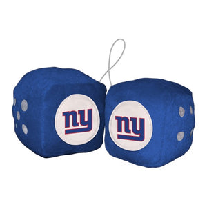 New York Giants Fuzzy Dice - Fan Mats