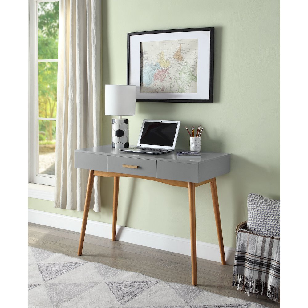 Oslo 1 Drawer Desk - Convience Concept, Inc.