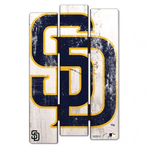 San Diego Padres Sign 11x17 Wood Fence Style - WinCraft