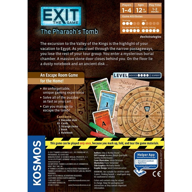 Exit: the Pharaoh S Tomb