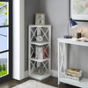 Oxford 3 Tier Corner Bookcase - Convience Concept, Inc.