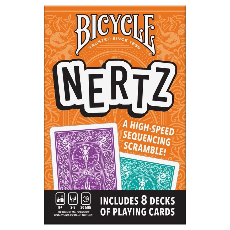 Bicycle Nertz Playing Cards Game Multiplayer Solitaire (up to 8 Players)