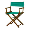 18'' Director's Chair Honey Oak Frame-Teal Canvas - Casual Home