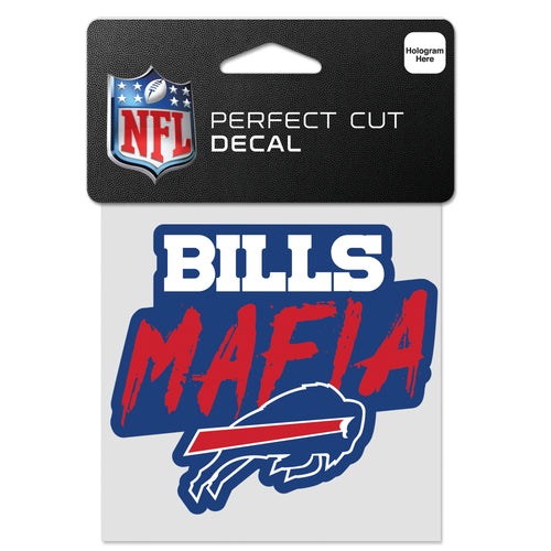 Buffalo Bills Decal 4x4 Perfect Cut Color Bills Mafia Design - WinCraft
