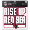 Arizona Cardinals Decal 8x8 Perfect Cut Color Slogan - WinCraft