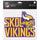 Minnesota Vikings Decal 8x8 Perfect Cut Color Slogan - WinCraft