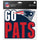 New England Patriots Decal 8x8 Perfect Cut Color Slogan - WinCraft