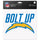 Los Angeles Chargers Decal 8x8 Perfect Cut Color Slogan - WinCraft