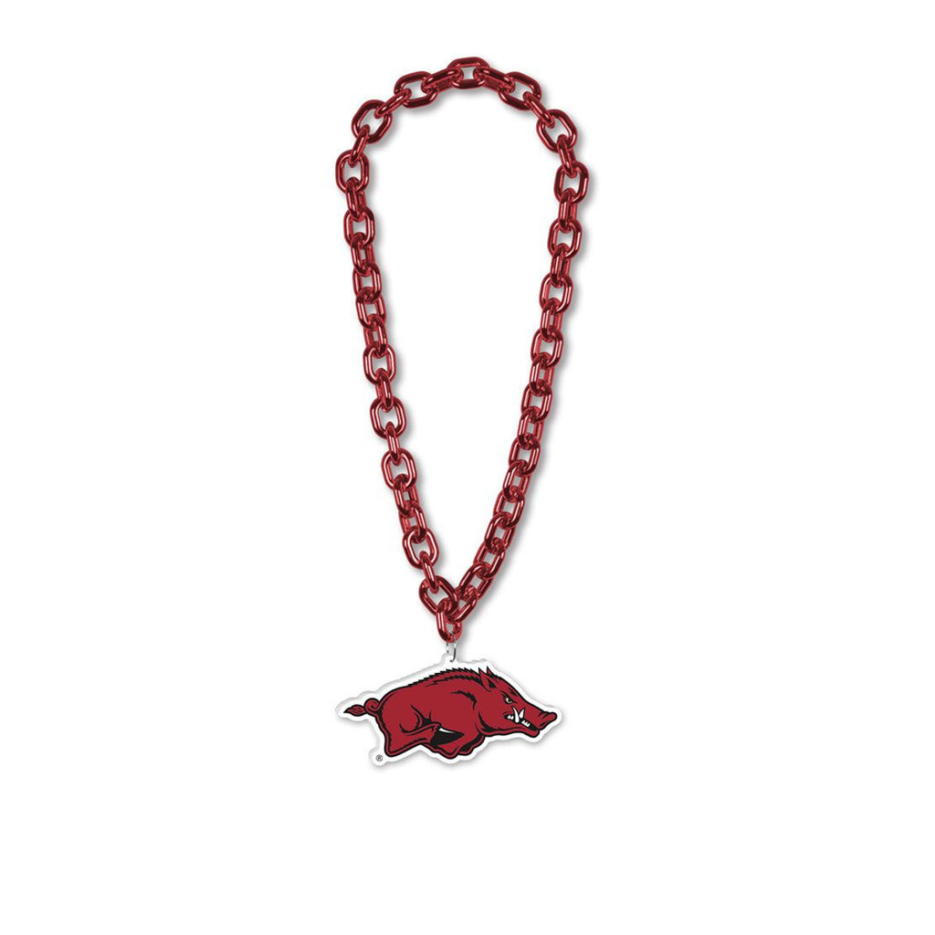 Arkansas Razorbacks Necklace Big Fan Chain - Wincraft Fanatics