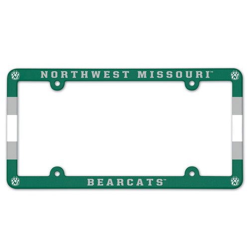 Northwest Missouri State Bearcats License Plate Frame Plastic Full Color Style - WinCraft