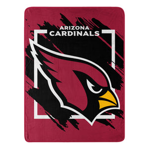 Arizona Cardinals Blanket 46x60 Micro Raschel Dimensional Design Rolled - The Northwest Company