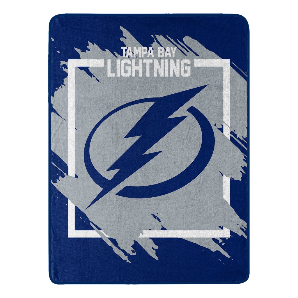 Tampa Bay Lightning Blanket 46x60 Micro Raschel Dimensional Design Rolled - The Northwest Company
