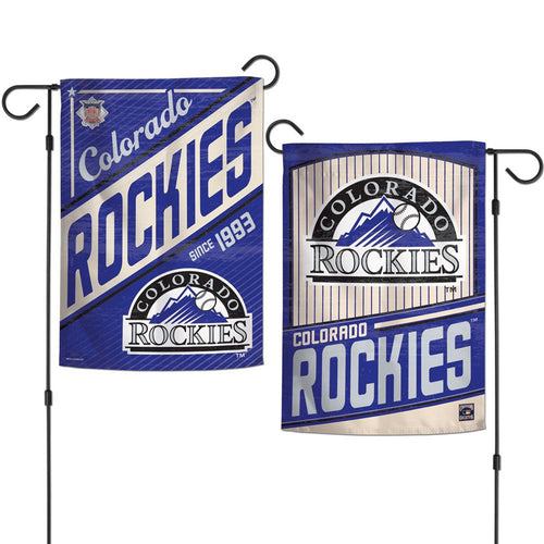 Colorado Rockies Flag 12x18 Garden Style 2 Sided Cooperstown - WinCraft