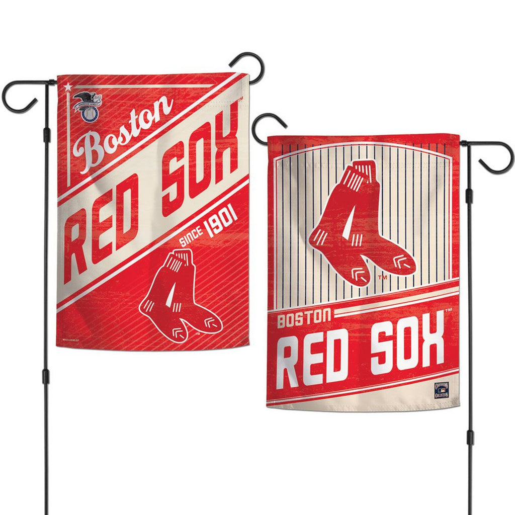 Boston Red Sox Flag 12x18 Garden Style 2 Sided Cooperstown - Wincraft