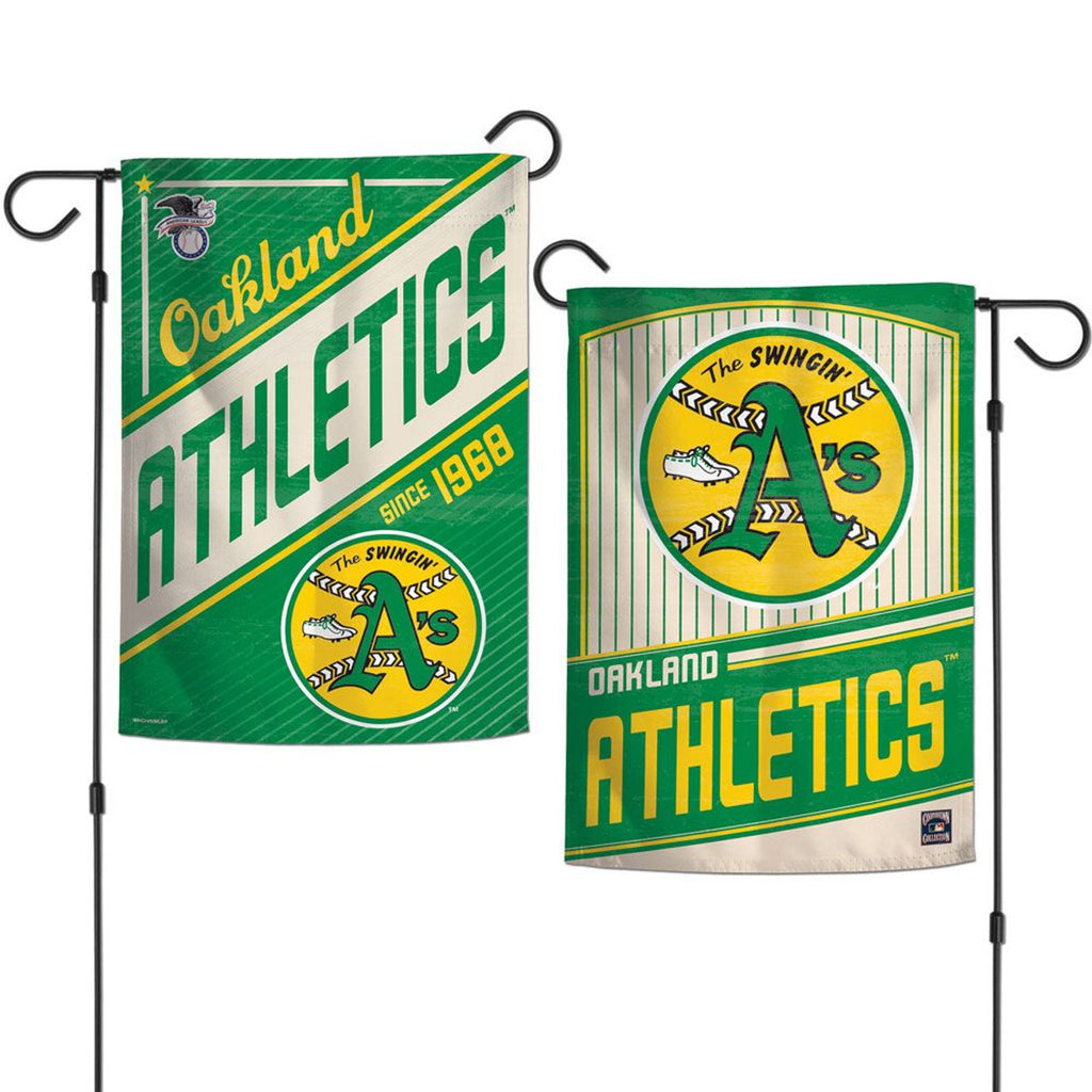 Oakland Athletics Flag 12x18 Garden Style 2 Sided Cooperstown - WinCraft
