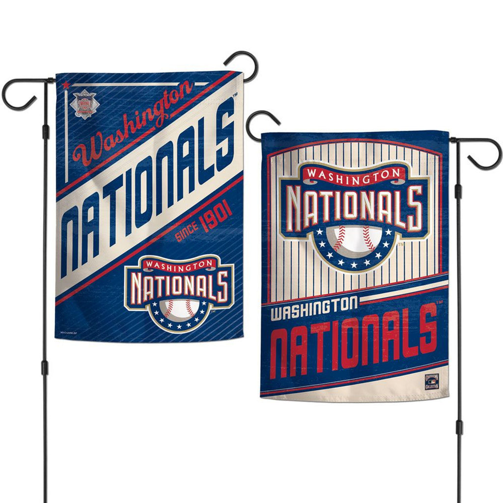 Washington Nationals Flag 12x18 Garden Style 2 Sided Cooperstown - 0.25