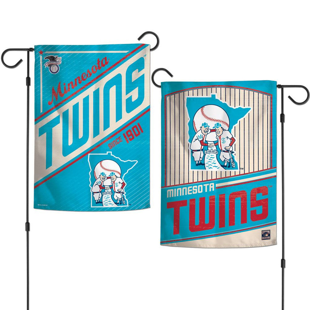 Minnesota Twins Flag 12x18 Garden Style 2 Sided Cooperstown - 0.25
