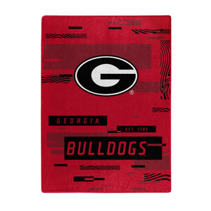 Georgia Bulldogs Blanket 60x80 Raschel Digitize Design - The Northwest Company