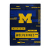 Michigan Wolverines Blanket 60x80 Raschel Digitize Design - The Northwest Company