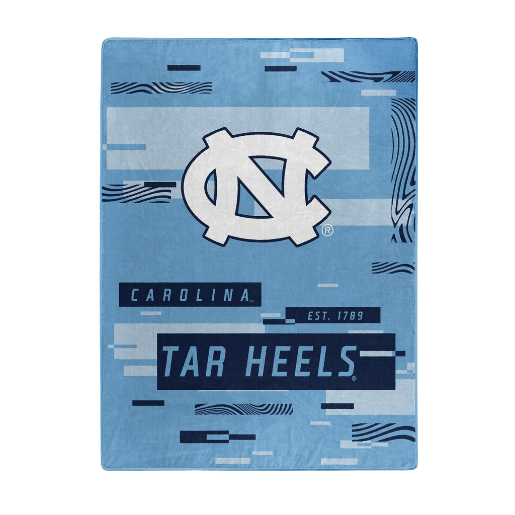 North Carolina Tar Heels Blanket 60x80 Raschel Digitize Design - The Northwest Company