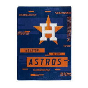 Houston Astros Blanket 60x80 Raschel Digitize Design - The Northwest Company
