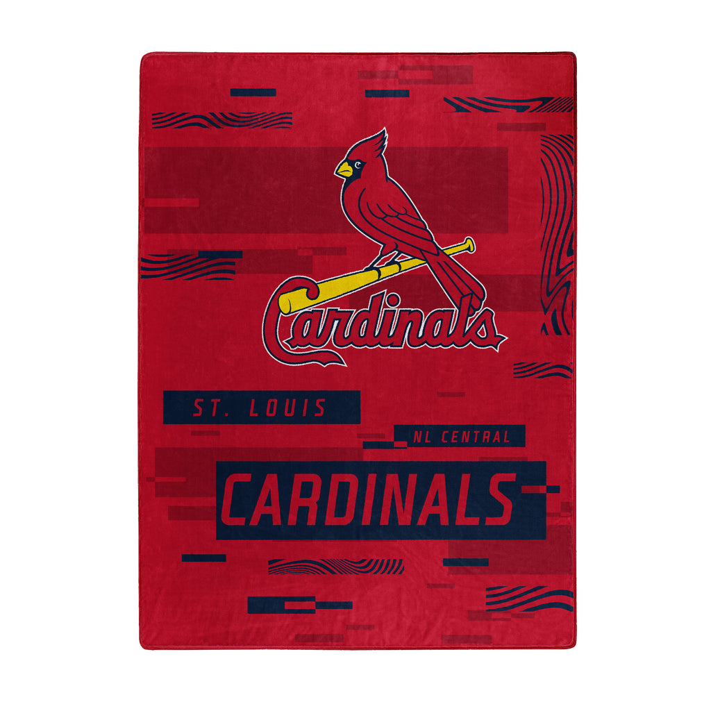 St. Louis Cardinals Blanket 60x80 Raschel Digitize Design - The Northwest Company