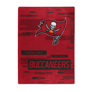 Tampa Bay Buccaneers Blanket 60x80 Raschel Digitize Design - The Northwest Company
