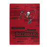 Tampa Bay Buccaneers Blanket 60x80 Raschel Digitize Design - The Northwest Company