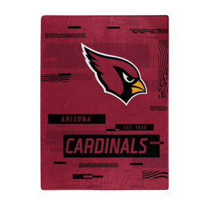 Arizona Cardinals Blanket 60x80 Raschel Digitize Design - The Northwest Company