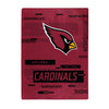Arizona Cardinals Blanket 60x80 Raschel Digitize Design - The Northwest Company