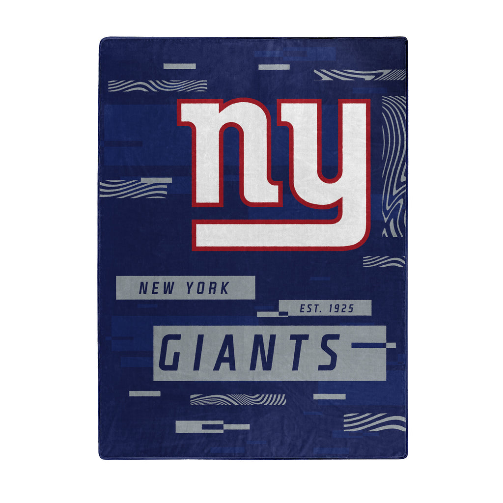 New York Giants Blanket 60x80 Raschel Digitize Design - The Northwest Company