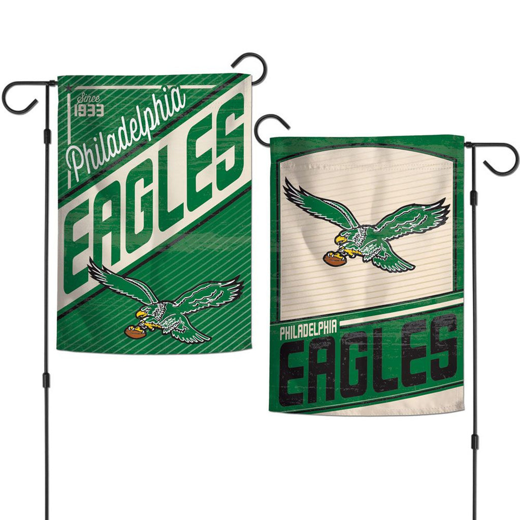 Philadelphia Eagles Flag 12X18 Garden Style Retro Design Special Order - Wincraft