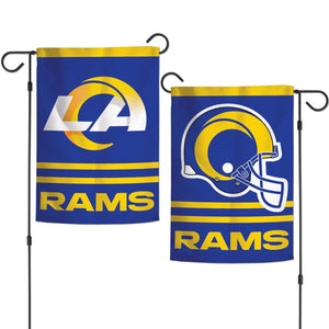 Los Angeles Rams Flag 12x18 Garden Style 2 Sided - WinCraft