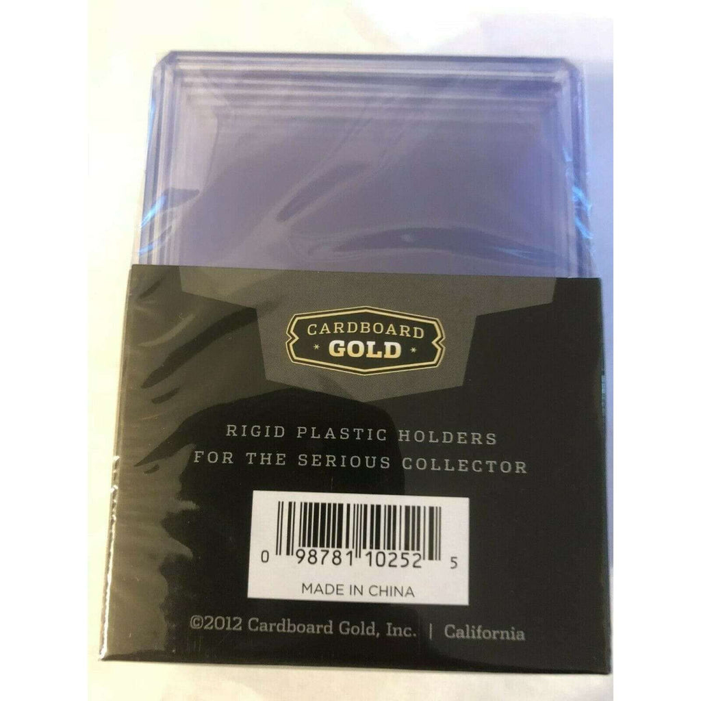 Cardboard Gold 3x4 Clear Rigid Top Loaders -140 Point (1 Packs of 10 )